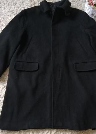 Мужское пальто шерсть alfani, размер 50-52 (44  euro).8 фото