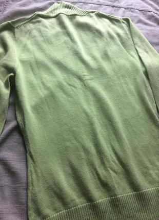 Golfino шелковый джемпер цвета молодой зелени8 фото