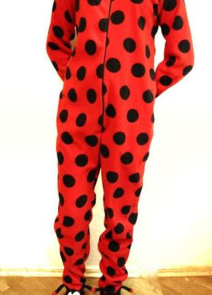 Мегакрутой флісовий ромпер домашній комбенизон божа корівка love to lounge