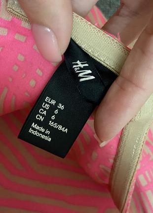 Летнее платье-бюстье без лямок asual h&m3 фото