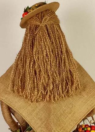 Интерьерная текстильная кукла 120см в народном стиле этно ручной работы