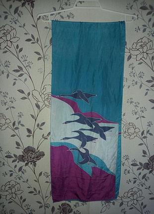 Шовковий шарф "птахи"