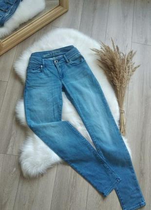 Replay базові голубі джинси повсягденні штани на середній посадці 28/32
