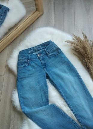 Replay базові голубі джинси повсягденні штани на середній посадці 28/322 фото