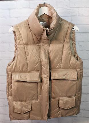 Жилетка тепла бежева 🔝🔝🔝