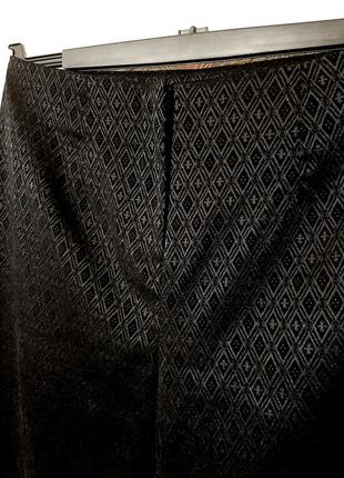 Maroon брендовые нарядные чёрные брюки штаны чёрные с шёлковым отливом маркировка eur 40 женские3 фото