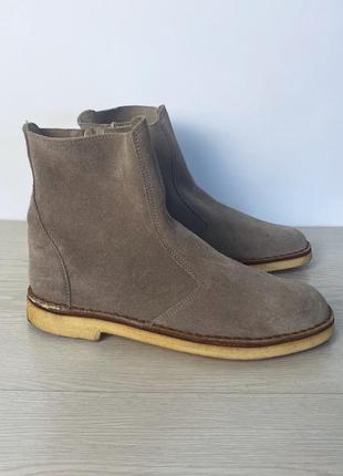 Сапоги замшевые clarks