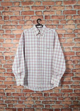 Рубашка в клетку lacoste