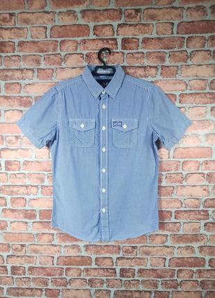 Рубашка на короткий рукав в клетку superdry