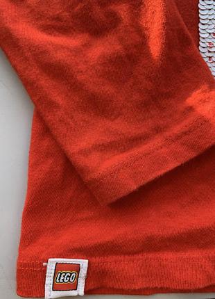 Лонгслив кофта на мальчика с пайетками 116 см 6 лет lego