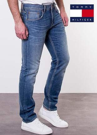 Tommy hilfiger мужские джинсы из японского selvedge денима1 фото