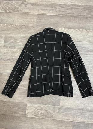 Пиджак жакет чёрного цвета6 фото