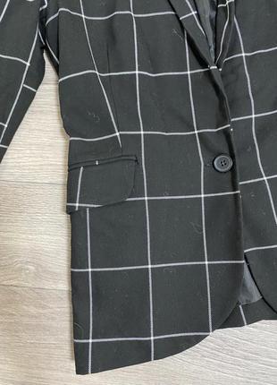 Пиджак жакет чёрного цвета5 фото