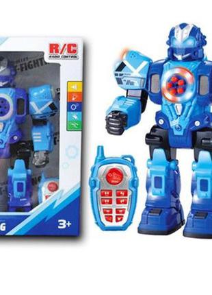 Дитячий робот на радіоуправлінні kd-8811a зі звуком і світлом (синій)