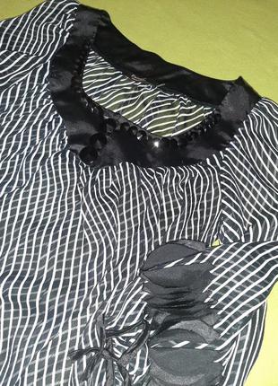 Лёгкая шифоновая блузка foliage3 фото