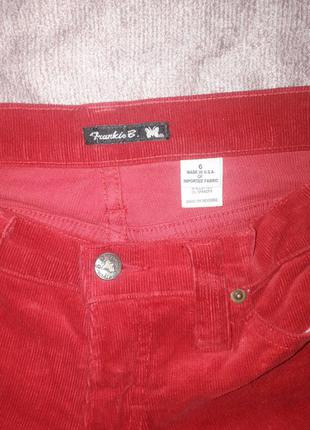Брендовые вельветовые джинсы frankie b. usa2 фото