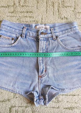 Короткі джинсові шорти з кишенями6 фото