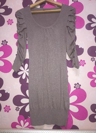 Бежево - золотима туника