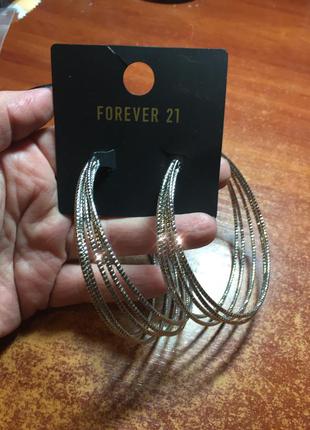 Серьги forever 21