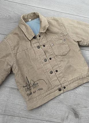 Джинсова куртка утеплена