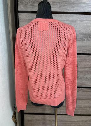 100% катон свитер джемпер кораллового цвета 🔥5 фото