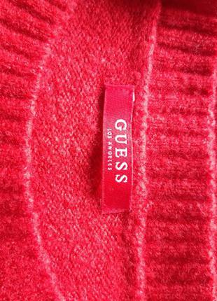 Шерстяной свитер guess с логотипом6 фото