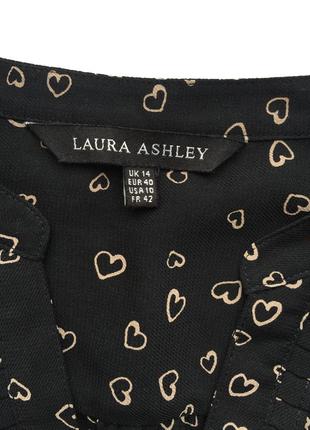 Красива блуза laura ashley з принтом сердечка р. l сорочка2 фото