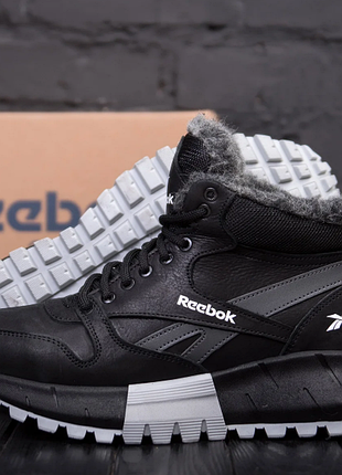 Чоловічі зимові шкіряні черевики rееbоk r-05 год\сер бот