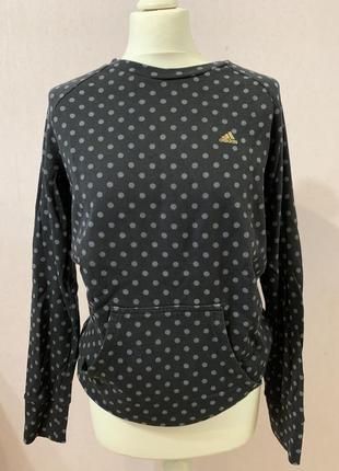 Свитшот лонгслив адидас горох горошки