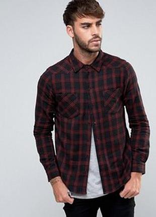 Стильна тепла сорочка в клітку another influence