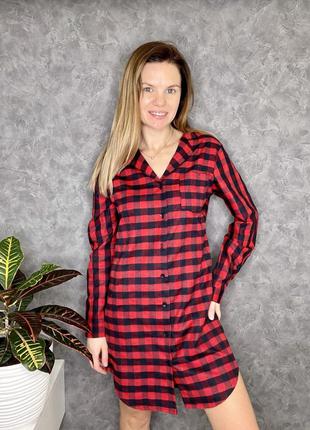 Жіноча сукня-сорочка з фланелі українського бренду aiza.1 фото