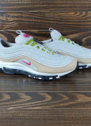 Nike air max 97 light bone deadly pink оригінальні кроси