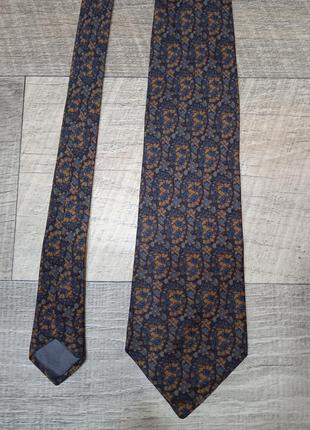 Lanvin фирменный шелковый галстук