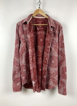 Оригинальная рубашка guess bandana
