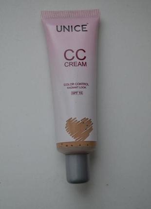 Cc cream color control radiant look spf 15 deep glow сс крем з легкою текстурою,миттєво усуває шорс