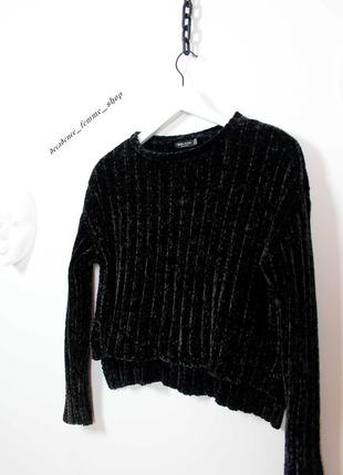 Черный мягкий свитер bershka2 фото