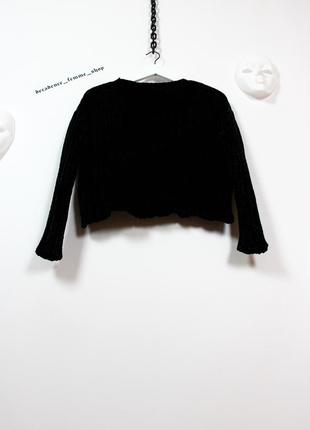 Черный мягкий свитер bershka9 фото