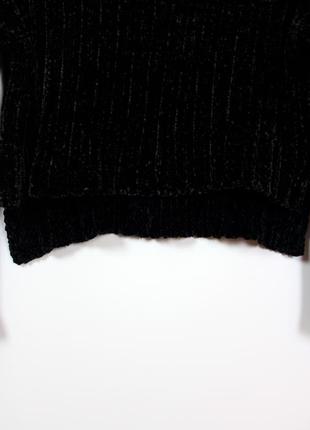 Черный мягкий свитер bershka6 фото