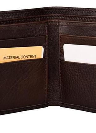Чоловічий шкіряний гаманець на магніті boston3 фото