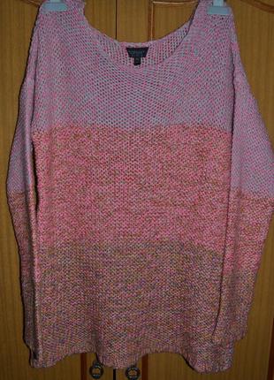 Затишний трендовий светр грубої в'язки topshop ( туреччина )