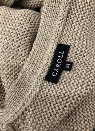Нюдовый пуловер , короткий рукав , caroll7 фото