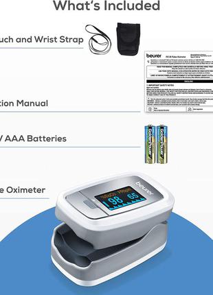 Beurer po 30 pulsoximeter_пульсоксиметр пальчиковый9 фото