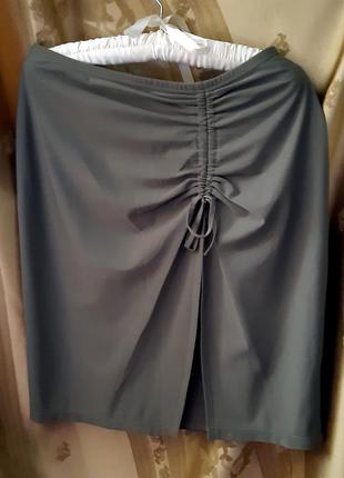 Шикарная  юбка, с драпировкой спереди  / elements /германия