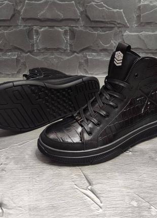 🔝 зимние мужские  ботинки philipp plein❄️