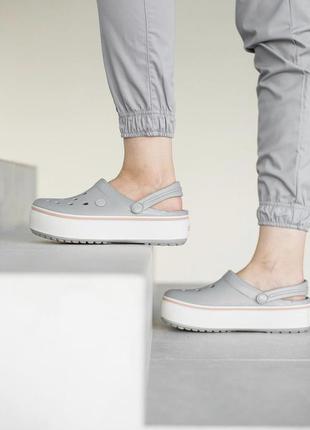 Знижка! crocs platform, крокси сабо на платформі