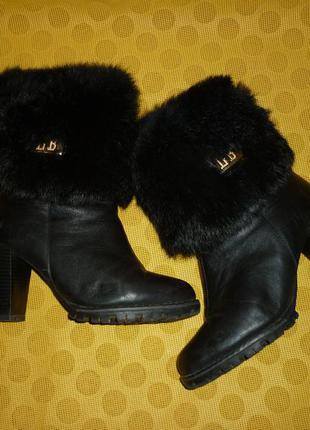 Зимові шкіряні чоботи foletti