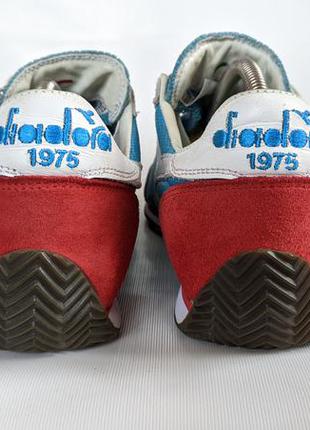 Шкіряні кросівки кожаные кроссовки diadora heritage 1975 оригинал3 фото