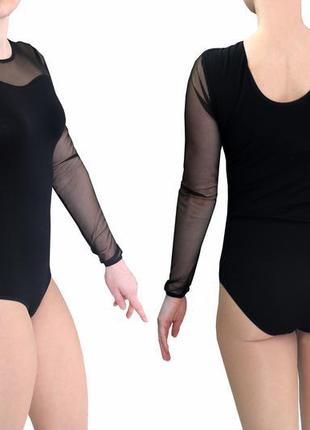 Спортивний тренувальний купальник з довгим рукавом