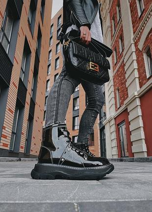 Alexander  mcqueen жіночі черевики натуральна лакова шкіра