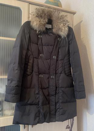 Осенняя куртка-пальто-пуховик экопух